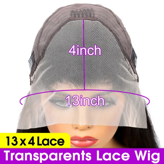 Deep Wave Human Hair Wigs Lace Front Wigs